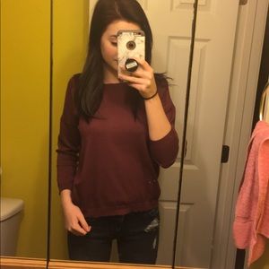 Maroon Sweater